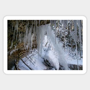 Scheidegg First Waterfall in winter Sticker